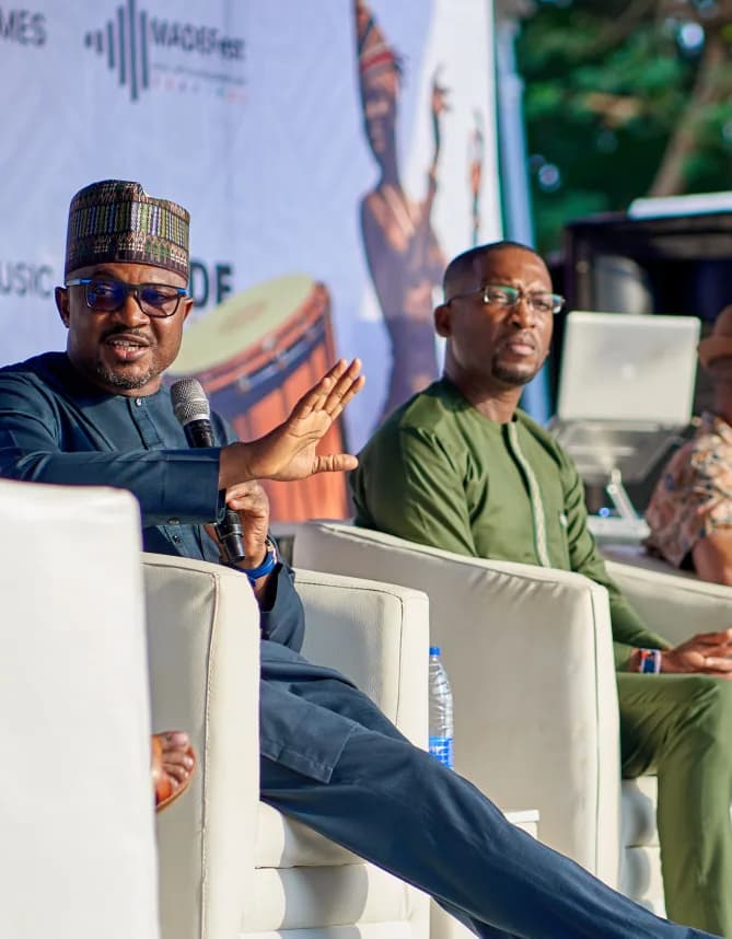Panelists in discussion at Africa's Creative Trade Pavilion